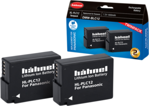 HÄHNEL Battery Panasonic HL-PLC12 / DMW-BLC12 Twin Pack