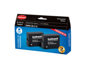 HÄHNEL Battery Panasonic HL-PLC12 / DMW-BLC12 Twin Pack