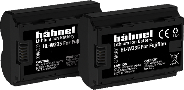HÄHNEL Battery Fujifilm HL-W235 / NP-W235 Twin Pack