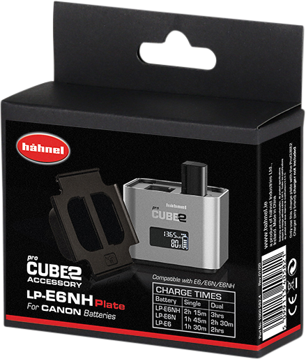 HÄHNEL ProCUBE 2 Plate for Canon LP-E6/LP-E6N/LP-E6NH Batteries