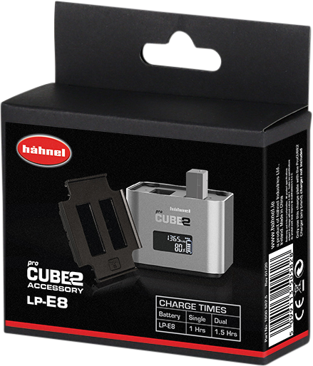 HÄHNEL ProCUBE 2 Plate for Canon LP-E8 Battery