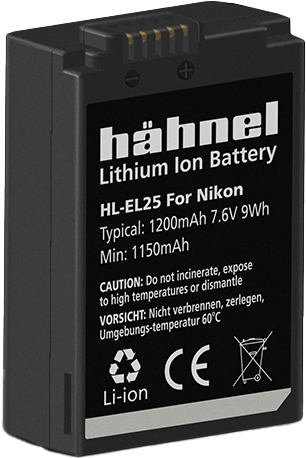 HÄHNEL Battery Nikon HL-EL25 / EN-EL25