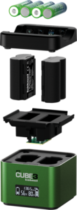 HÄHNEL ProCube 3 Twin Charger Fujifilm