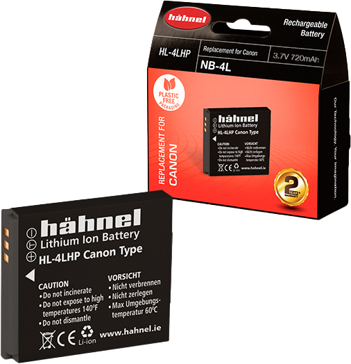 HÄHNEL Battery Canon HL-4LHP / NB-4LHP