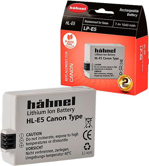 HÄHNEL Battery Canon HL-E5 / LP-E5