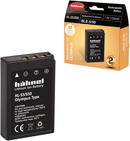 HÄHNEL Battery Olympus HL-S5/S50 / BLS-5