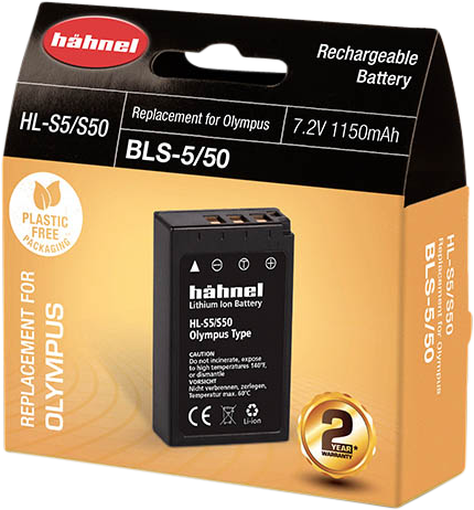 HÄHNEL Battery Olympus HL-S5/S50 / BLS-5