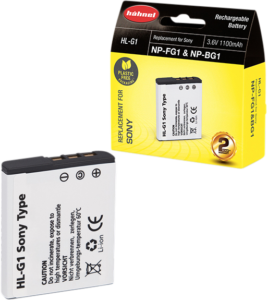 HÄHNEL Battery Sony HL-G1 / NP-FG1 & NP-BG1