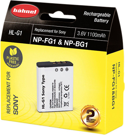 HÄHNEL Battery Sony HL-G1 / NP-FG1 & NP-BG1