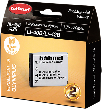 HÄHNEL Battery Olympus HL-40B/42B / Li-40B/Li-42B