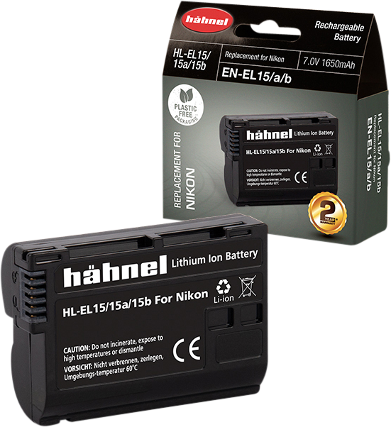 HÄHNEL Battery Nikon HL-EL15A/B / EN-EL15A/B/C