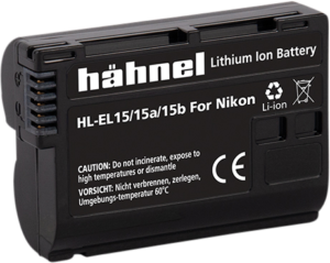 HÄHNEL Battery Nikon HL-EL15A/B / EN-EL15A/B/C