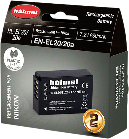 HÄHNEL Battery Nikon HL-EL20/20A / EN-EL20/20a