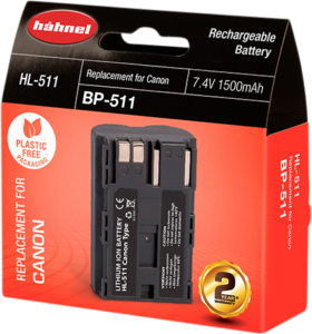 HÄHNEL Battery Canon HL-511 / BP-511