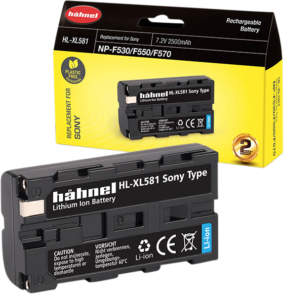 HÄHNEL Battery Sony HL-XL581 / NP-F530 / F550 / F570