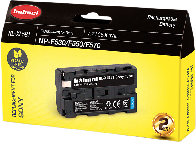 HÄHNEL Battery Sony HL-XL581 / NP-F530 / F550 / F570