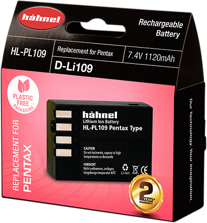 HÄHNEL Battery Pentax HL-PL109 / D-Li109