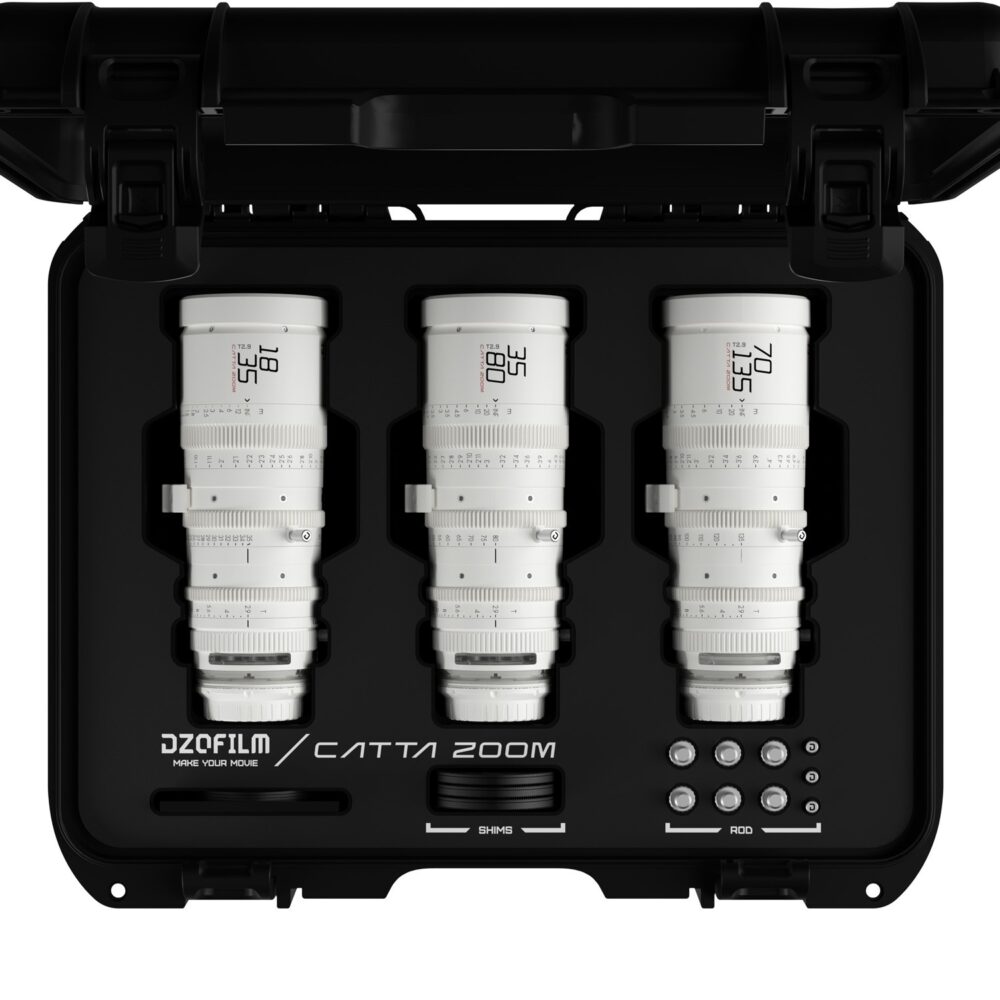 DZOFILM Catta Zoom 18-35/35-80/70-135mm(E_White_Case_3pcs)