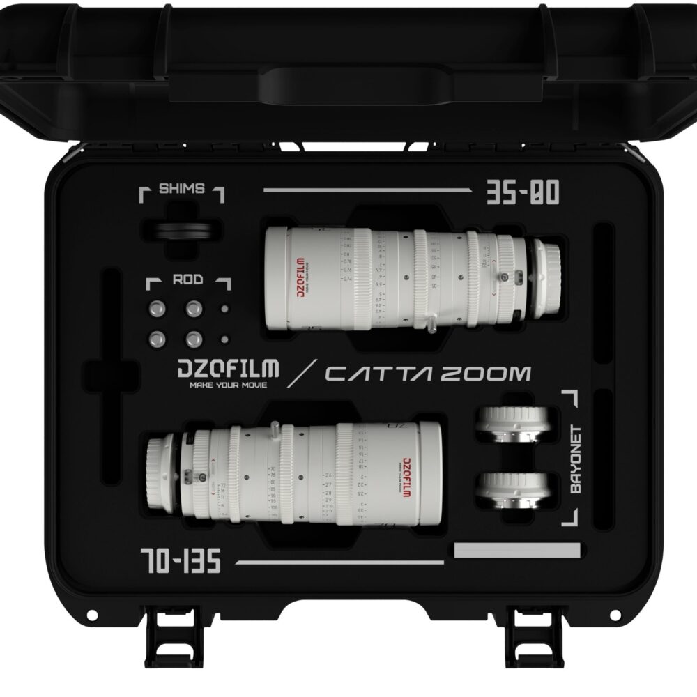 DZOFILM Catta Zoom 35-80/70-135mm (E_White_Case_2pcs) Cine Zoom 2-Lens Bundle