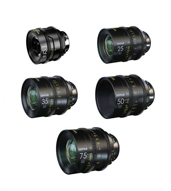 DZOFILM Vespid prime 5-lens Kit with PL & EF mount with case (12/25/35/50/75 T2.1)