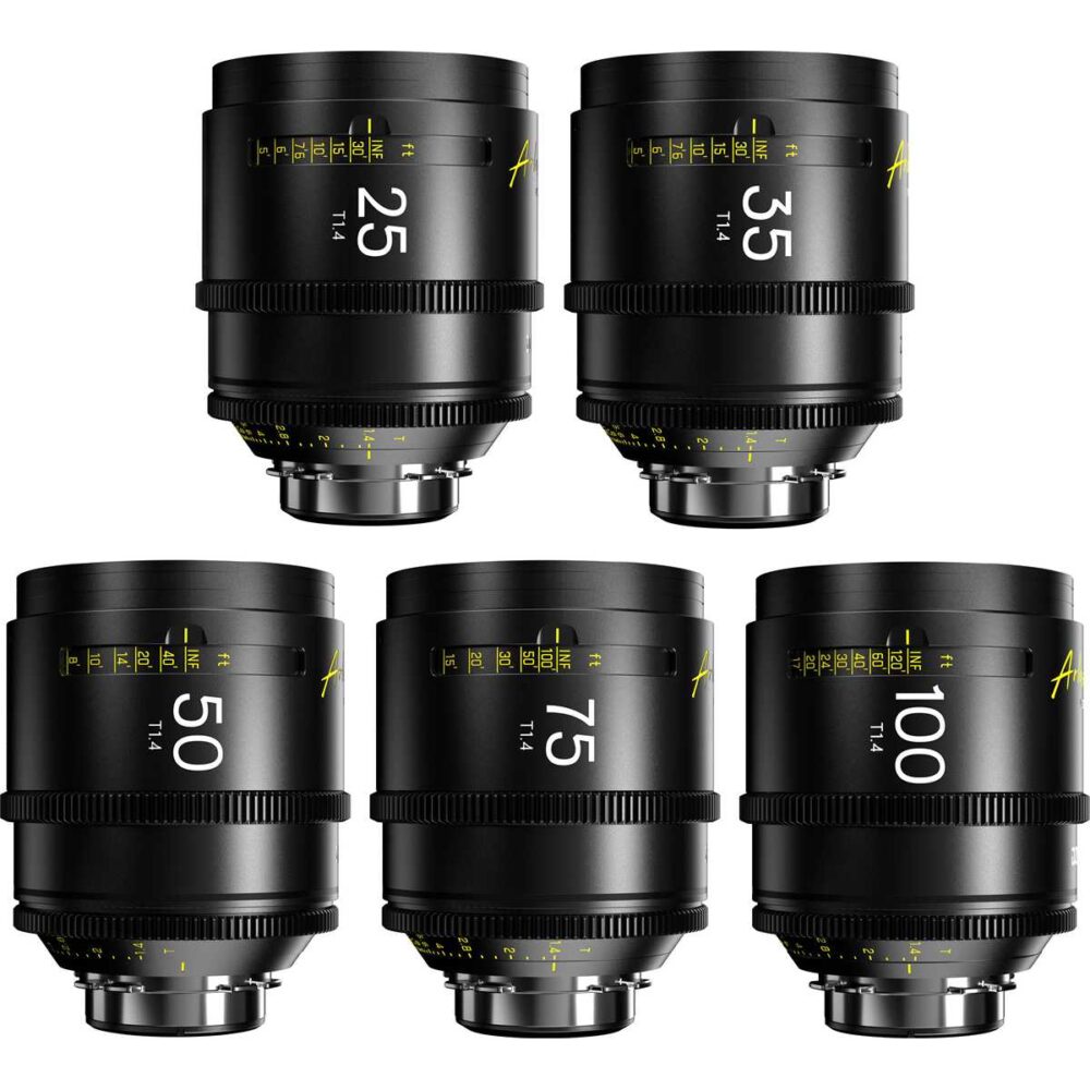 DZOFILM Arles FF/VV Prime Cine 5-Lens Set A (PL) (Metric)