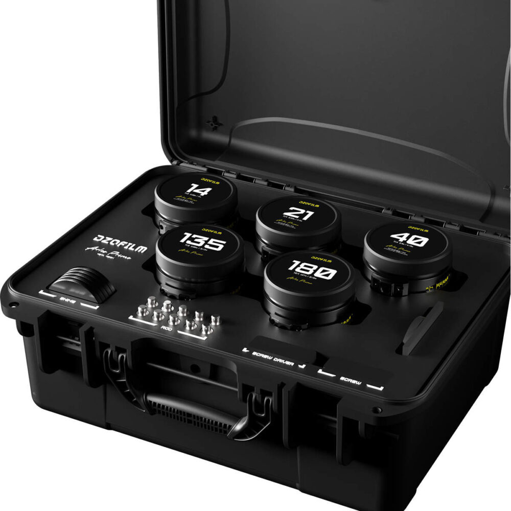 DZOFILM Arles FF/VV Prime Cine 5-Lens Set B (PL) (Metric)
