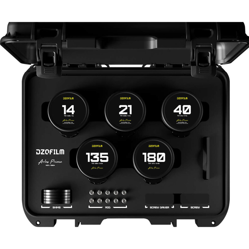 DZOFILM Arles FF/VV Prime Cine 5-Lens Set B (PL) (Metric)