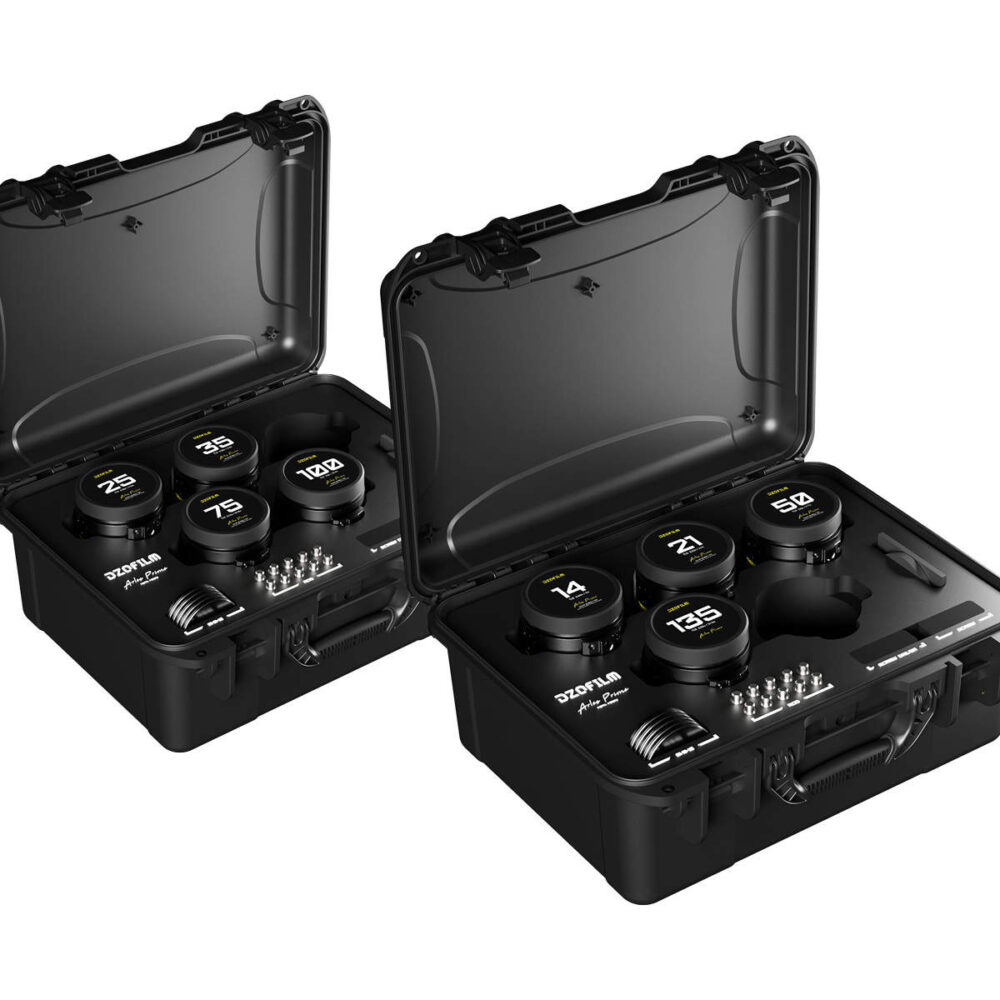 DZOFILM Arles FF/VV Prime Cine 8-Lens Set (PL) (Metric)