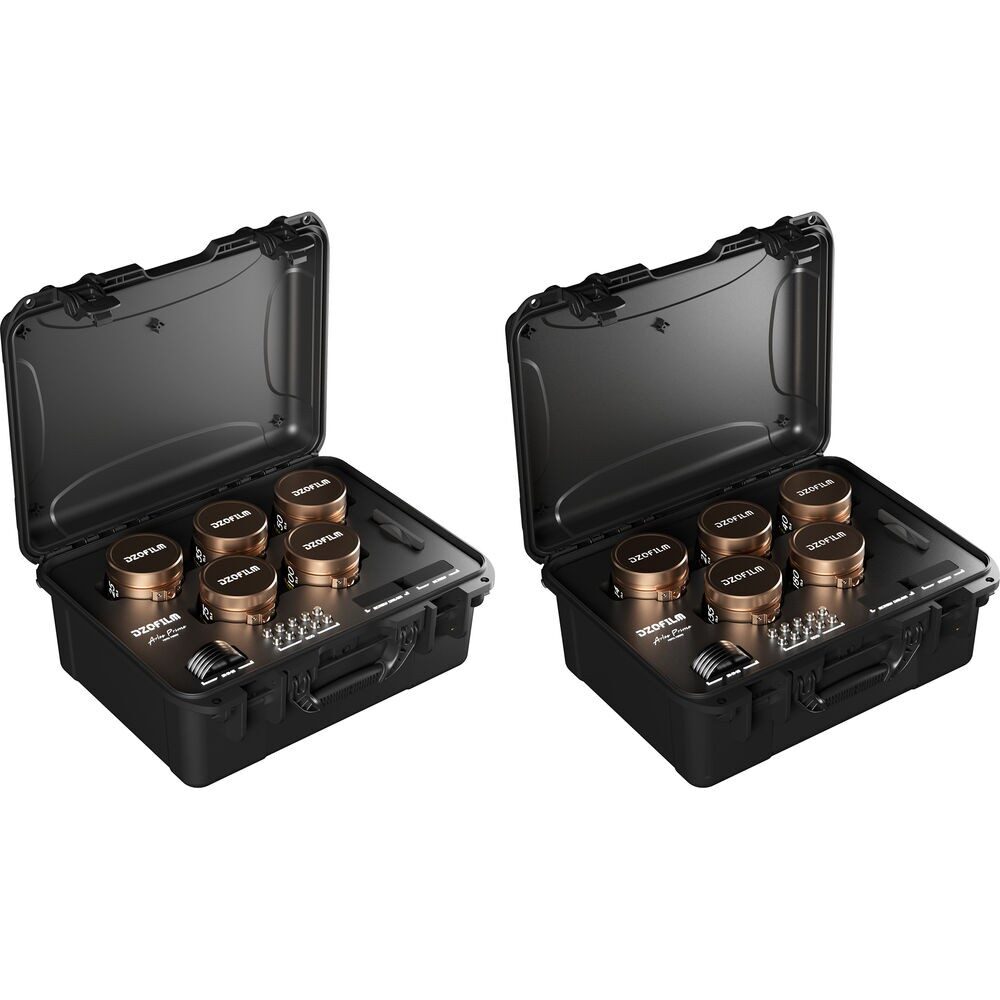 DZOFILM Arles Lustre 14/21/25/35/40/50/75/100/135/180mm (PL_Gold_Case_10pcs_Metric)