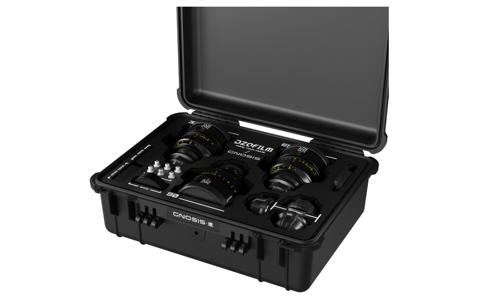 DZOFILM Gnosis Macro 3-Lens Set (32mm/65mm/ 90mm T2.8)-Metric (with case)