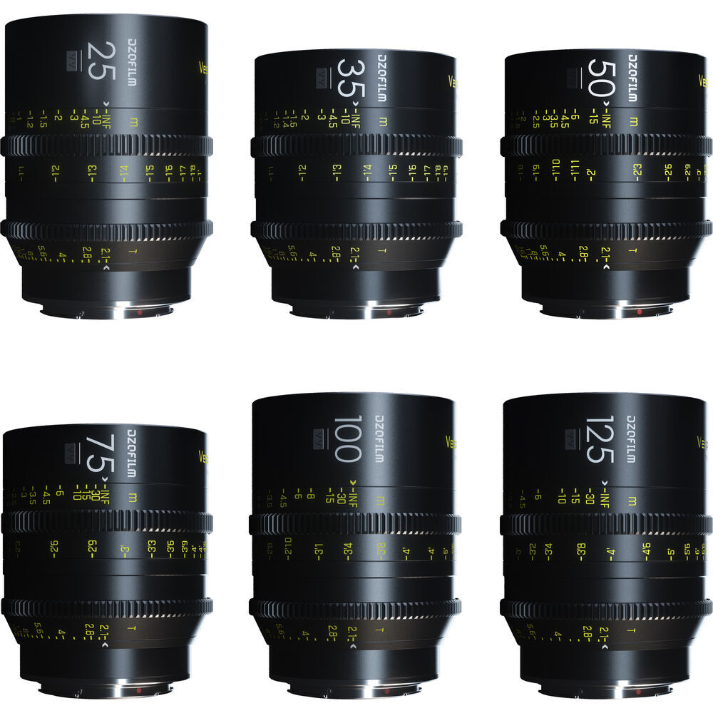 DZOFILM Vespid Kit A EF Mount (25, 35, 50, 75, 100, 125 T2.1)