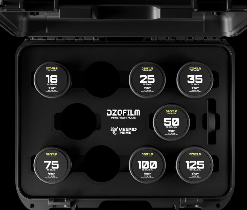 DZOFILM Vespid Prime 16/25/35/50/75/100/125mm (PL_Black_Case_7pcs)
