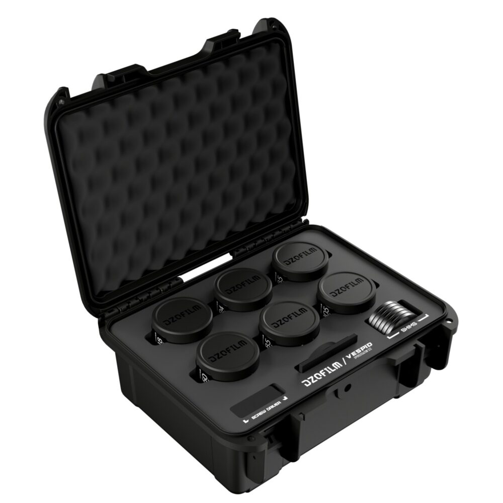DZOFILM Vespid Prime2 18/24/35/50/85/105mm (PL_Black_Case_6pcs_Metric)