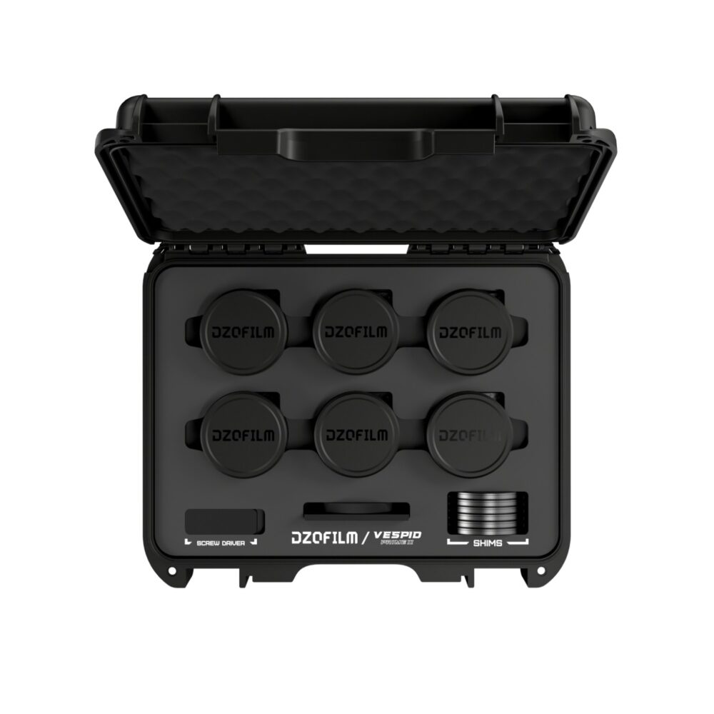 DZOFILM Vespid Prime2 18/24/35/50/85/105mm (PL_Black_Case_6pcs_Metric)