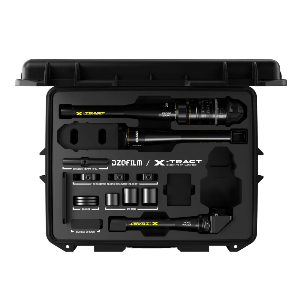 DZOFILM Xtract 18-28mm 90/360°_One R-Unit (PL_Black_Case_2pcs_Metric)