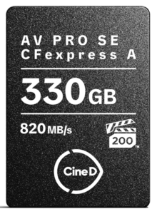 ANGELBIRD CFexpress Type A SE, VPG200, R820/W730 (Type A) 330GB - CineD Edition
