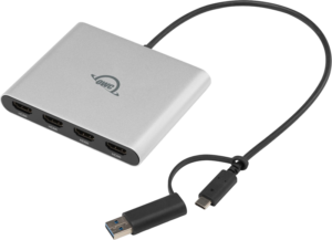 OWC USB-C Quad HDMI 4K Display Adapter with DisplayLink