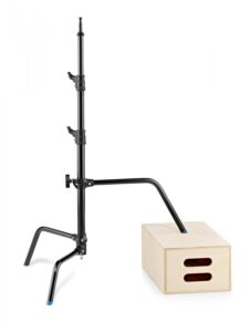 Avenger C-Stand 18 with sliding leg in black finish