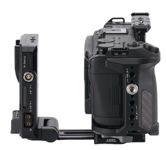 Tilta Camera Cage for Canon R6 V Power Kit - Black