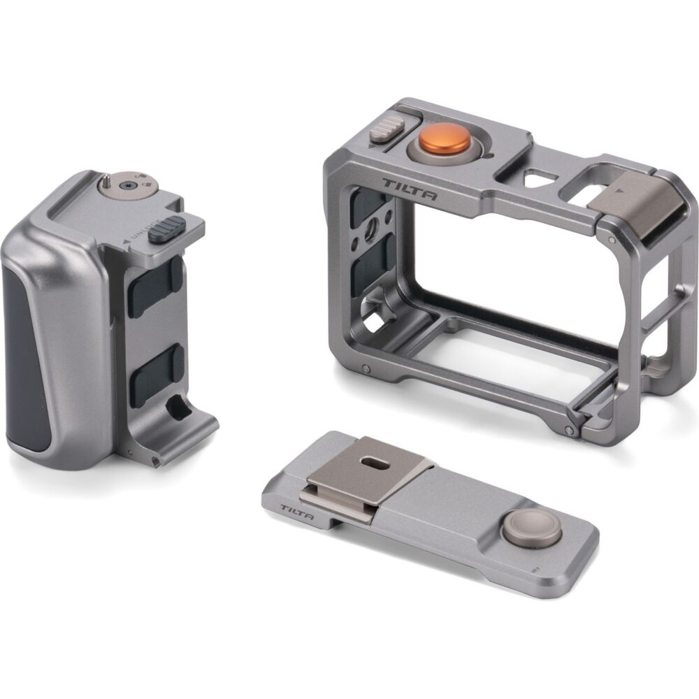 Tilta Camera Cage for DJI Osmo Action 6 Street Snap Kit - Titanium Gray