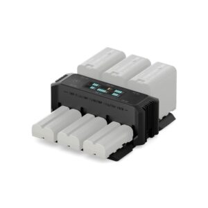 Tilta Foldable Charging Station for L-Series/NP-F Battery Kit (6 Batteries, US) - Black