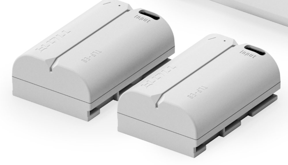 Tilta LP-E6P Charging Station Battery Kit (2 Batteries) - Off White