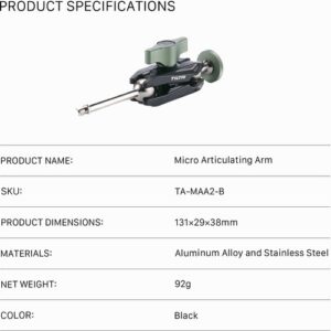 Tilta Micro Articulating Arm – Black