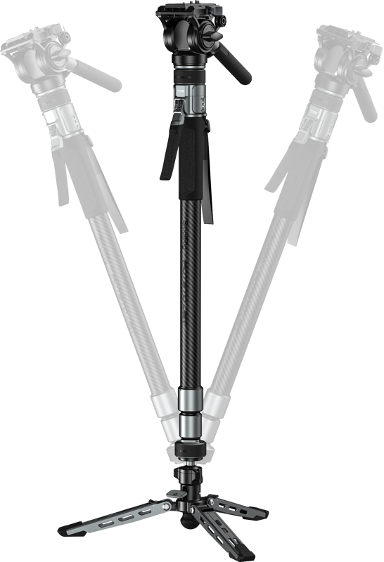 SMALLRIG 6286 Potato Jet TRIBEX PRO X-Clutch Hydraulic Monopod (Video Version)