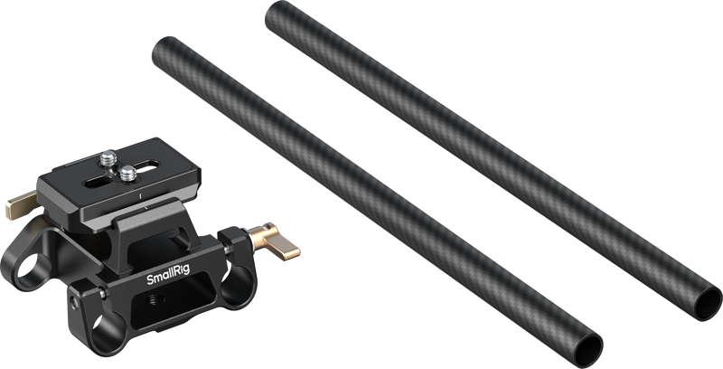 SMALLRIG 6761 Arca-Type Mount Plate with 15mm Dual Rod Clamp