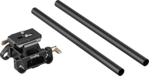 SMALLRIG 6761 Arca-Type Mount Plate with 15mm Dual Rod Clamp