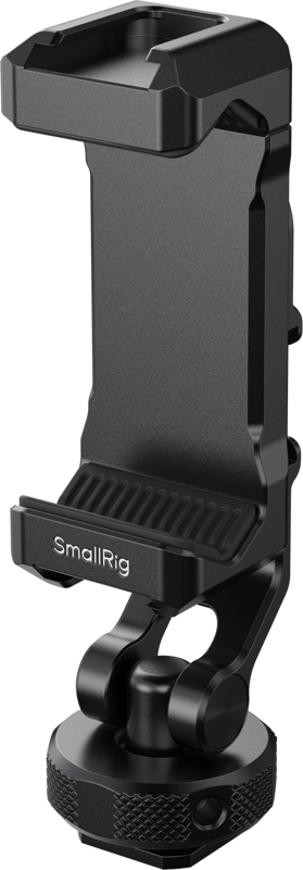 SMALLRIG 6661 PC-T1 Metal Phone Clamp with Triple Cold Shoe Mounts