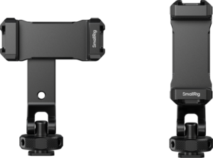 SMALLRIG 6661 PC-T1 Metal Phone Clamp with Triple Cold Shoe Mounts