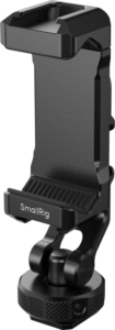 SMALLRIG 6661 PC-T1 Metal Phone Clamp with Triple Cold Shoe Mounts