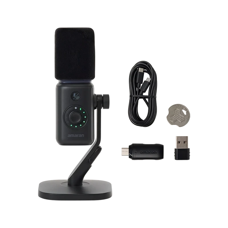 AMARAN Mic Desktop Stand Kit (Charcoal)